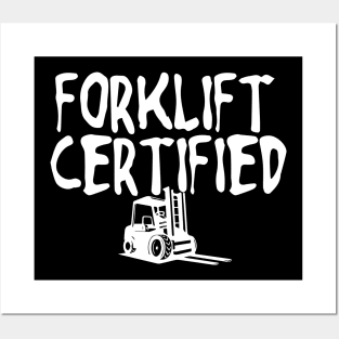 Forklift Certified Meme Posters and Art